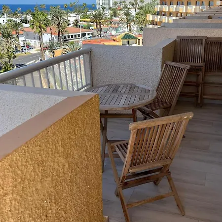 公寓 Piso Con Terraza Y Vistas Cerca De La Palya 美洲海滩